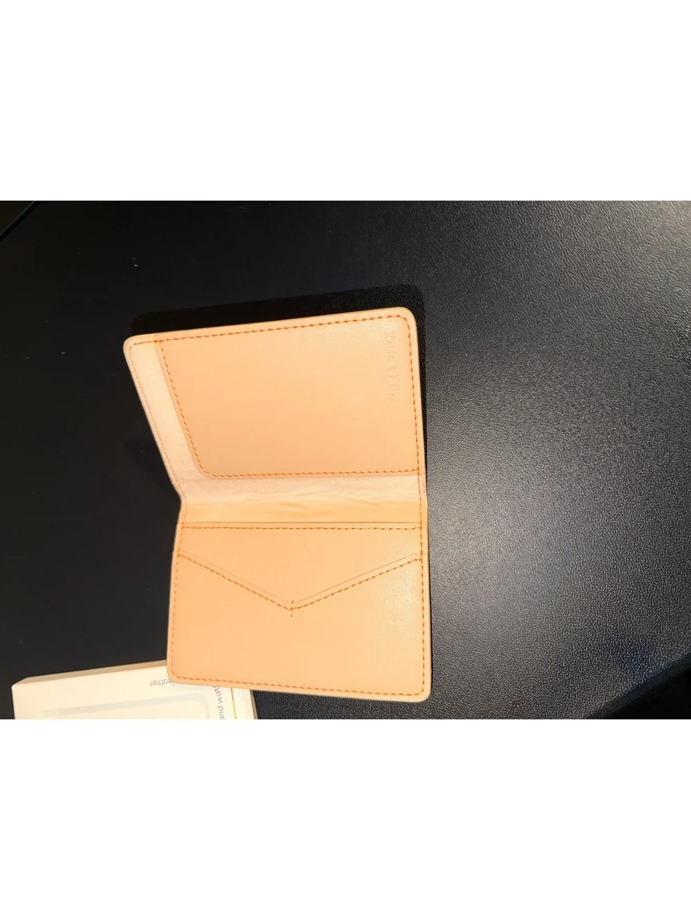 Zokusai Leather Passport Holder with Vintage Map Design